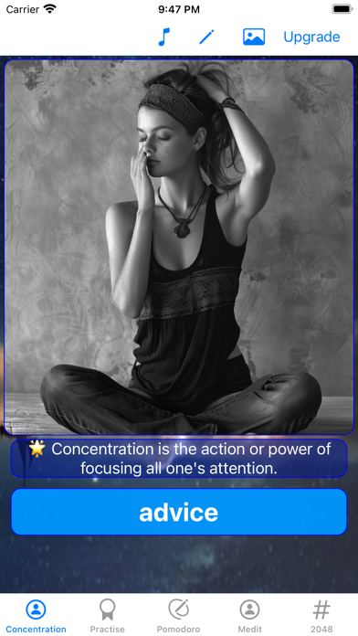 Psychology: concentration Screenshot
