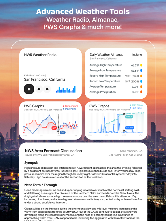 Weather Mate - NOAA Radar Maps iPad screenshot 10 - Weather app