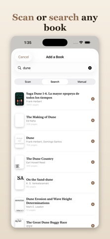 Liburu: Your Reading Shelf iPhone screenshot