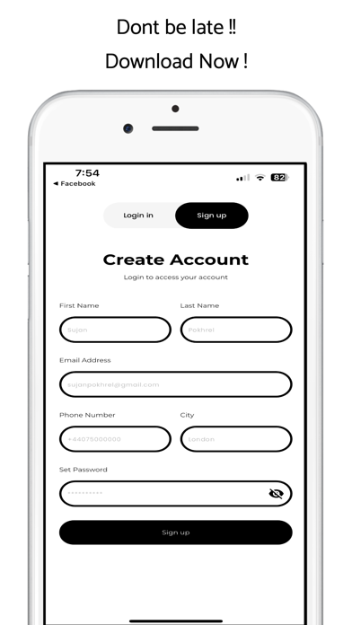 App screenshot