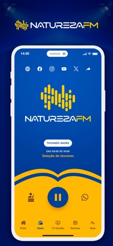 Rádio Natureza FM 98.3 app screenshot
