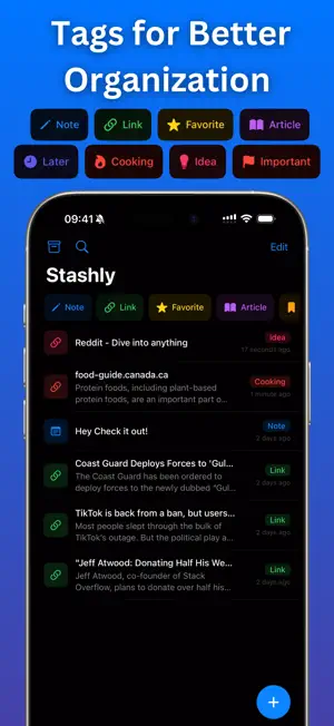 Stashly AI: Link & Note Saver screenshot 4