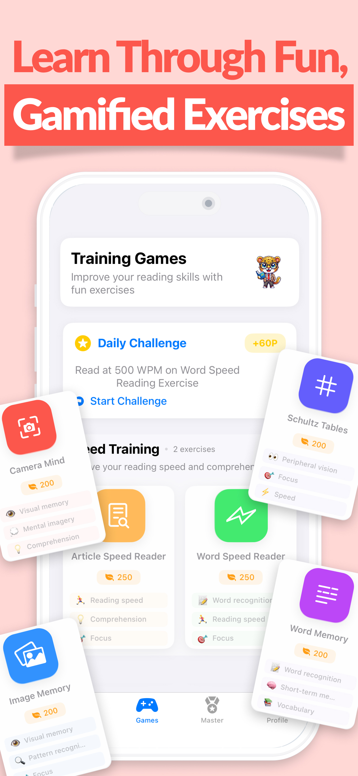 Speed Reading & Memory Trainer