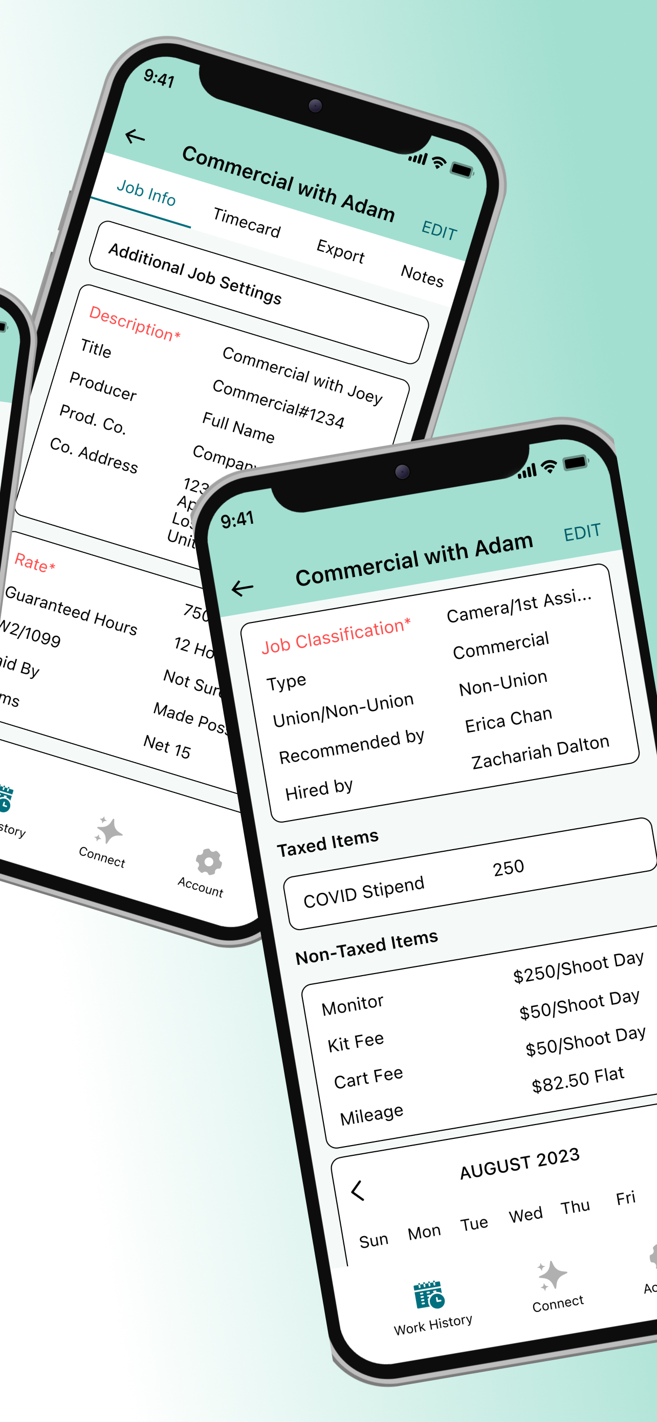 FreeMe Crew Timecard App