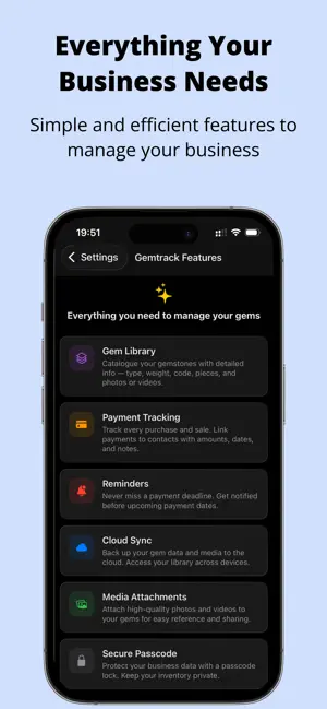 Gemtrack - Business App screenshot 1