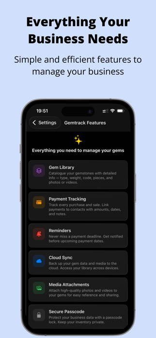 Gemtrack - Business App Screenshot 1 of 5