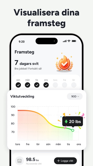 Calife: AI kaloriräknare iPhone screenshot 4
