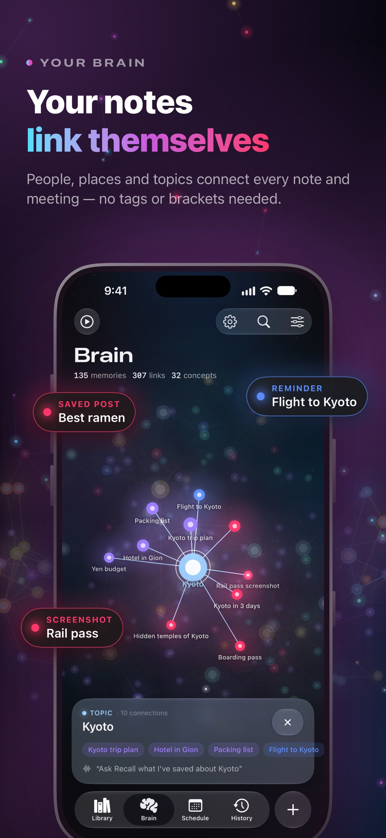 Screenshot 2 of Recall for Siri: Second Brain