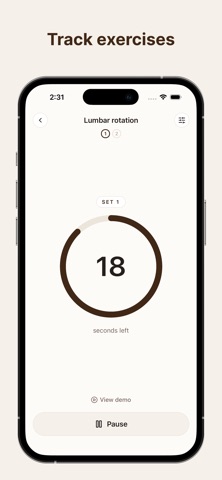 Mended - AI Physio Video Call iPhone screenshot