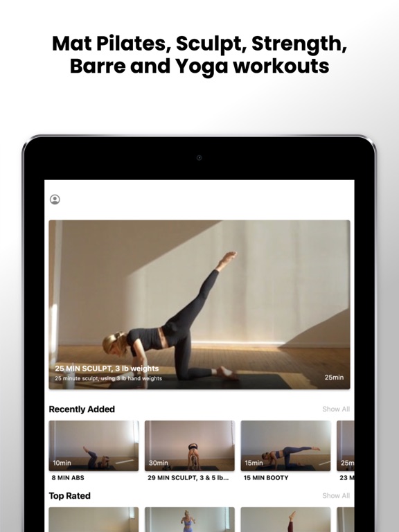 REFINE: Workouts + Wellness iPad screenshot 4 - Health & Fitness app