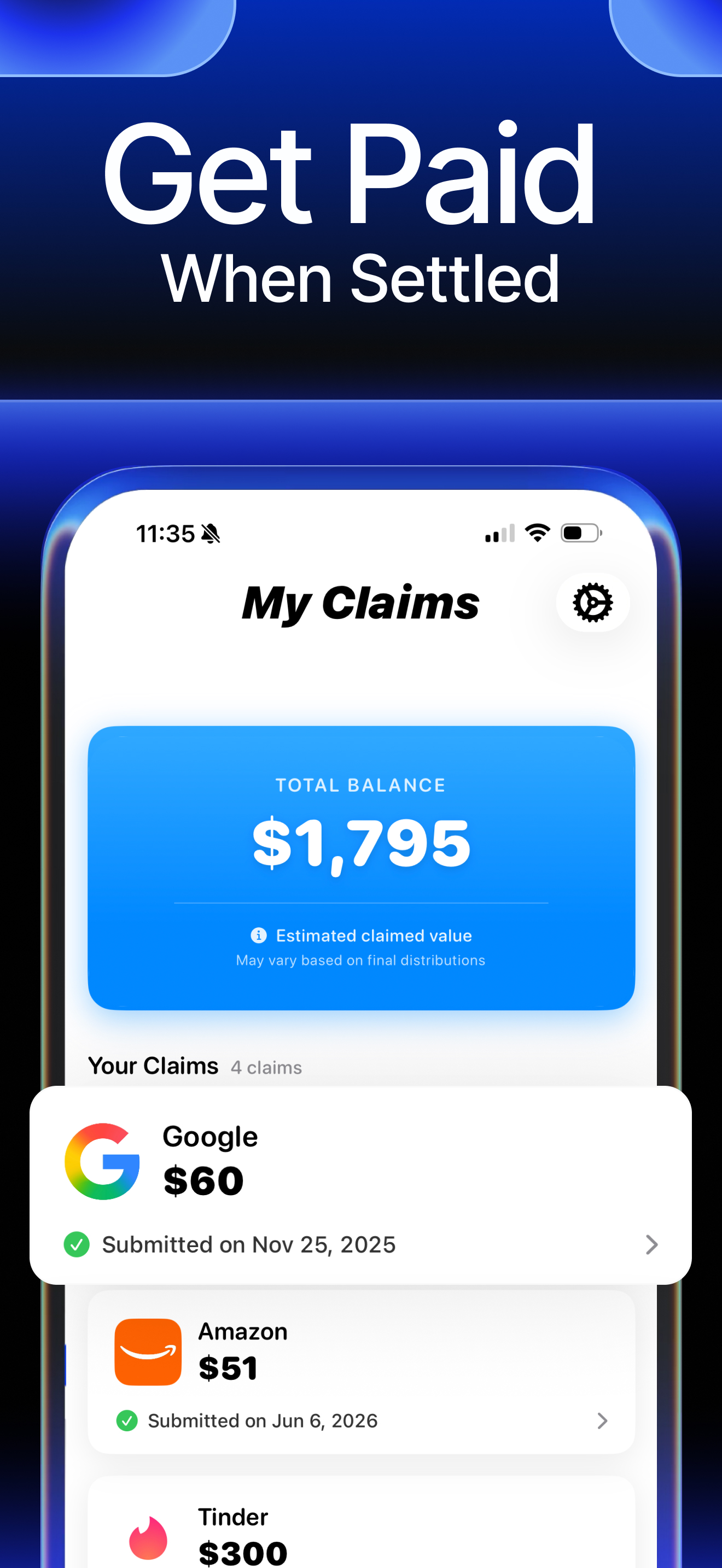 Settlement Finder - Collect