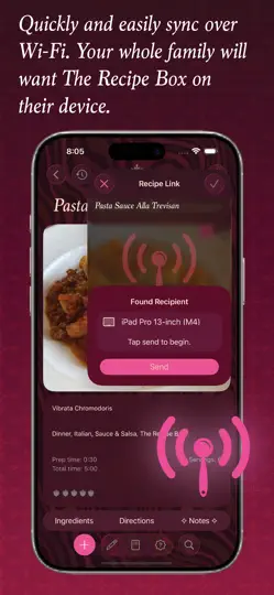 Captura de pantalla de The Recipe Box To Go en iPhone 5