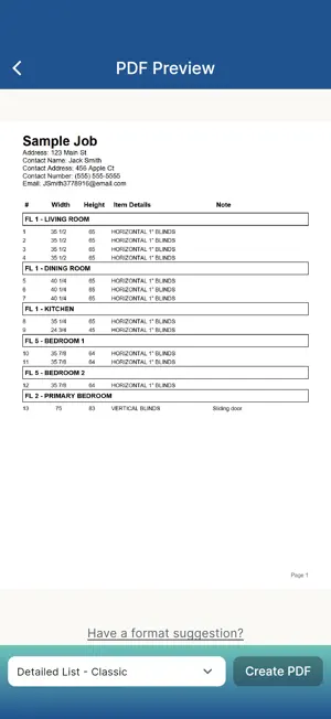 Measure List screenshot 4