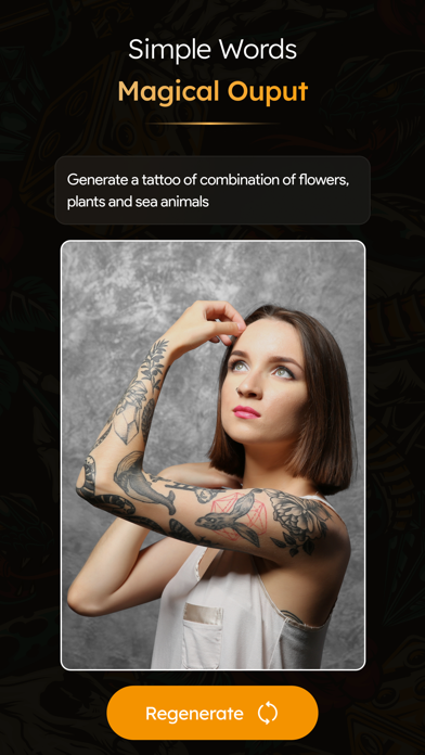 Inkee: AI Tattoo Art Generator Screenshot