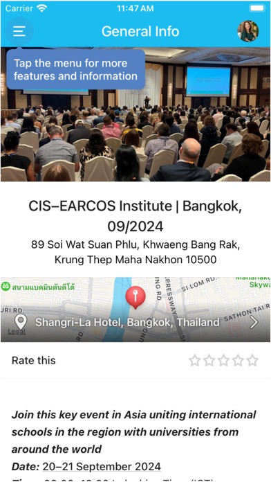 Screenshot 2 of CIS Events App