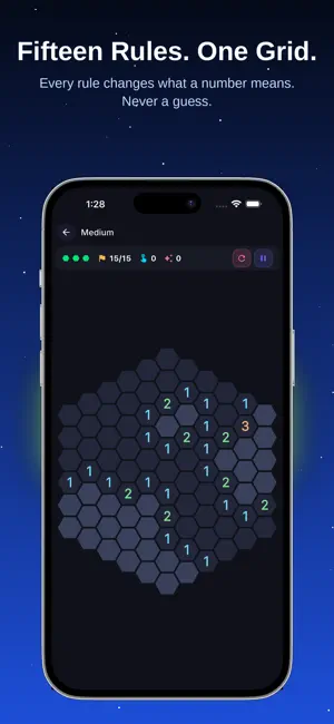 Hexasweeper: 15 Minesweepers screenshot 1