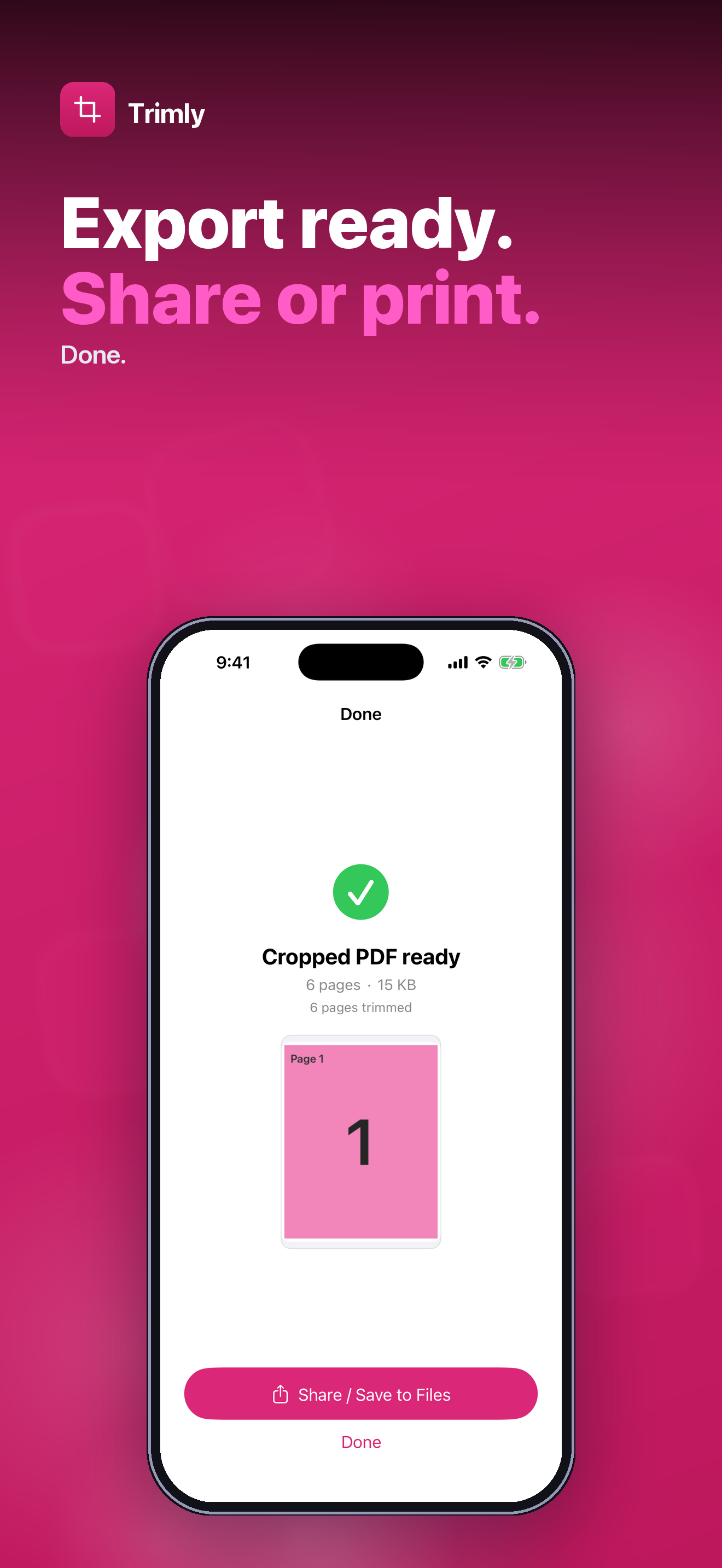 Trimly: PDF Crop screenshot 3