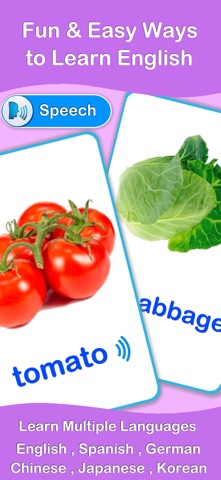 Vegetables Cards PRO Screenshot 2 of 5