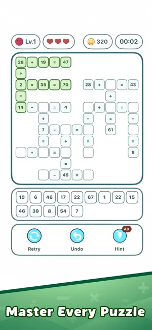 CrossMath: Dogdoku Puzzle screenshot 3
