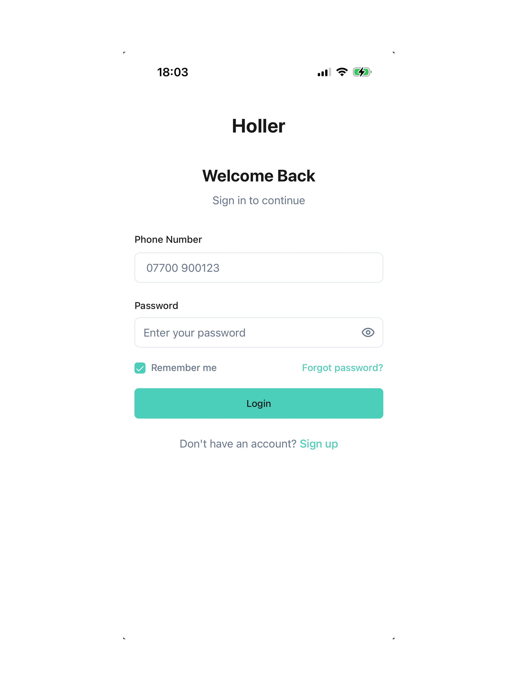 Holler App