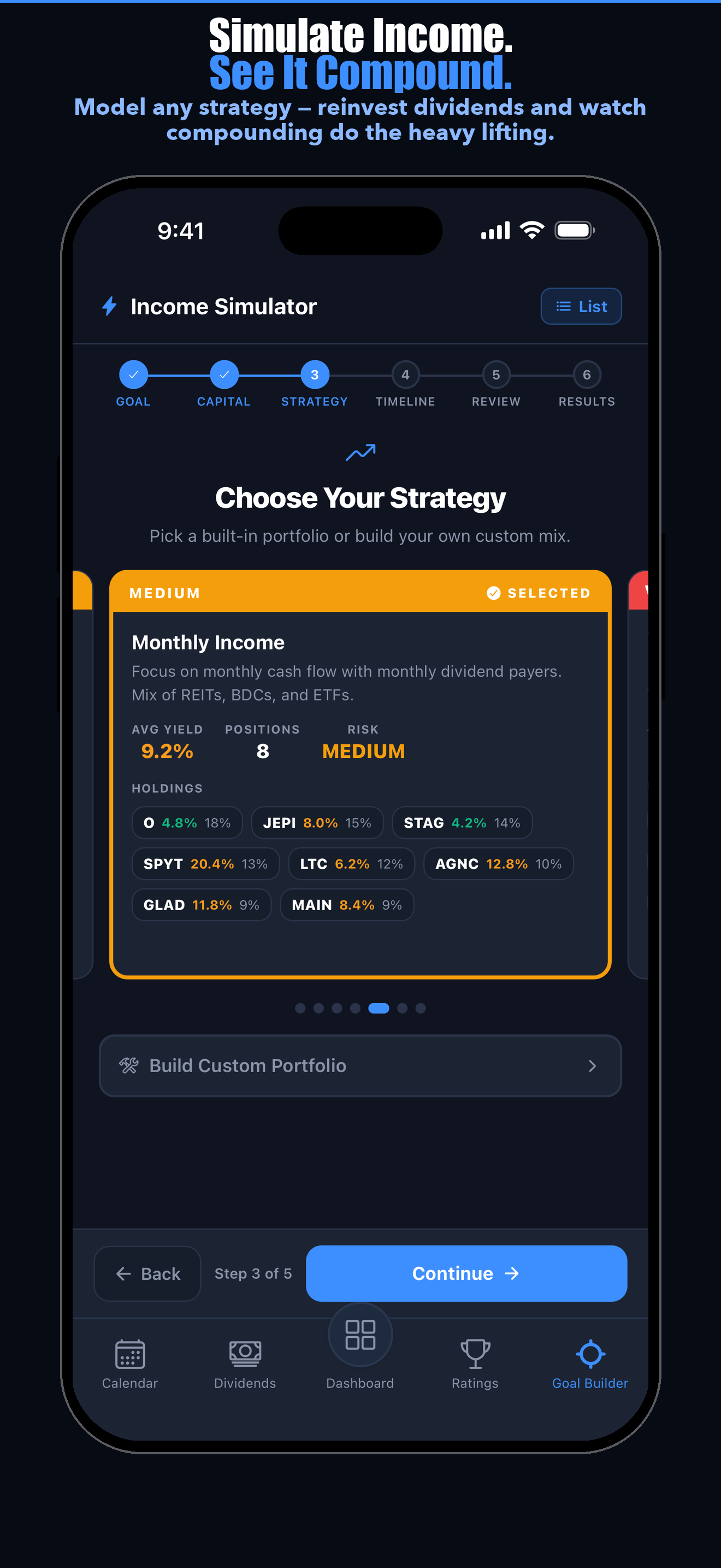 AlgoDash - AI Dividend Tracker