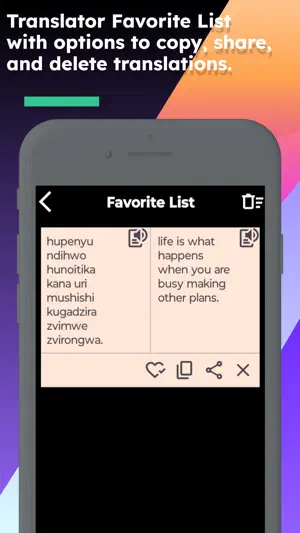 English Shona Translator screenshot 4