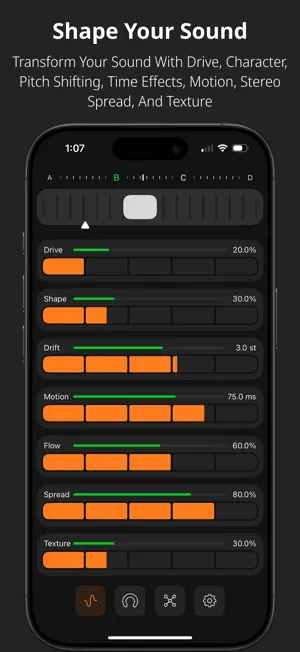 ShapeStage Morphing AUv3 FX screenshot 1
