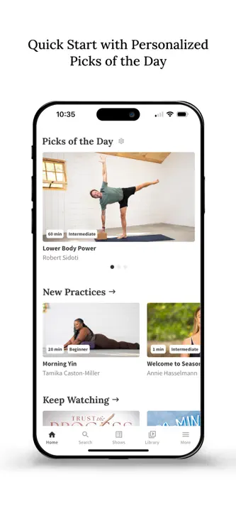 Yoga Anytime: Screenshot 2 von 7