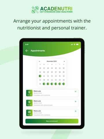 Acadenutri iPad screenshot