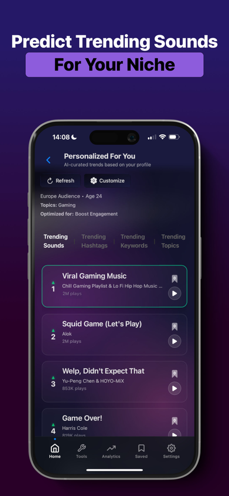 Tk Trends - Viral Growth AI screenshot 5