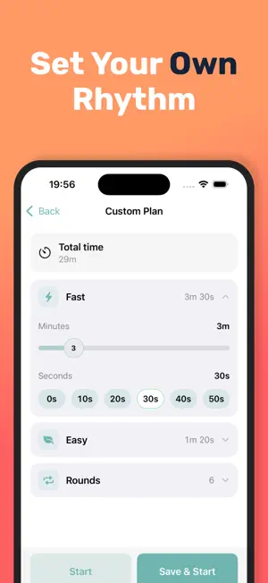 Mindful Walker - HIIT Timer screenshot 4