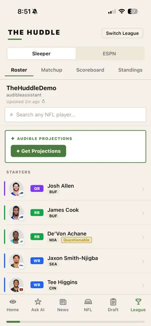 The Huddle Sports screenshot 3