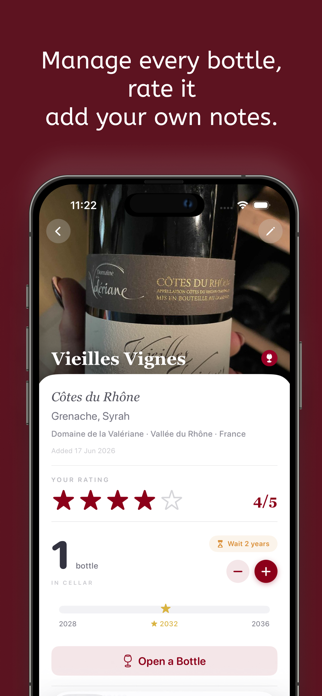 Vineo - Wine cellar manager Screenshot 4 of 5