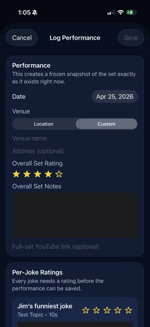 Laugh Ledger screenshot 1