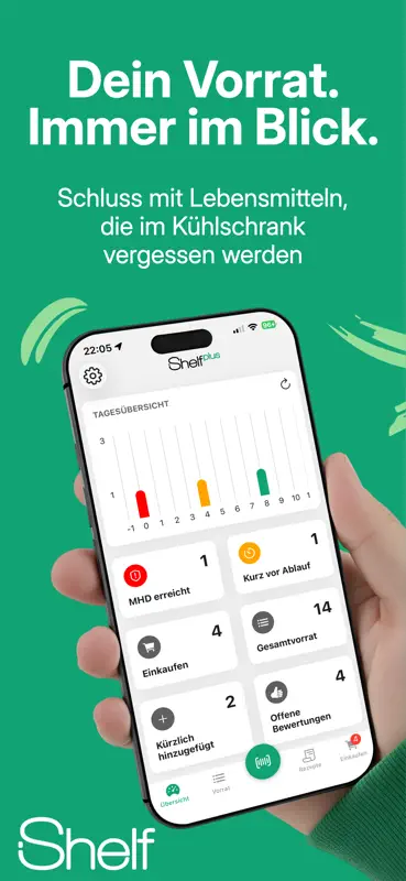 iShelf: Vorrat & MHD-Tracker screenshot 1 of 7