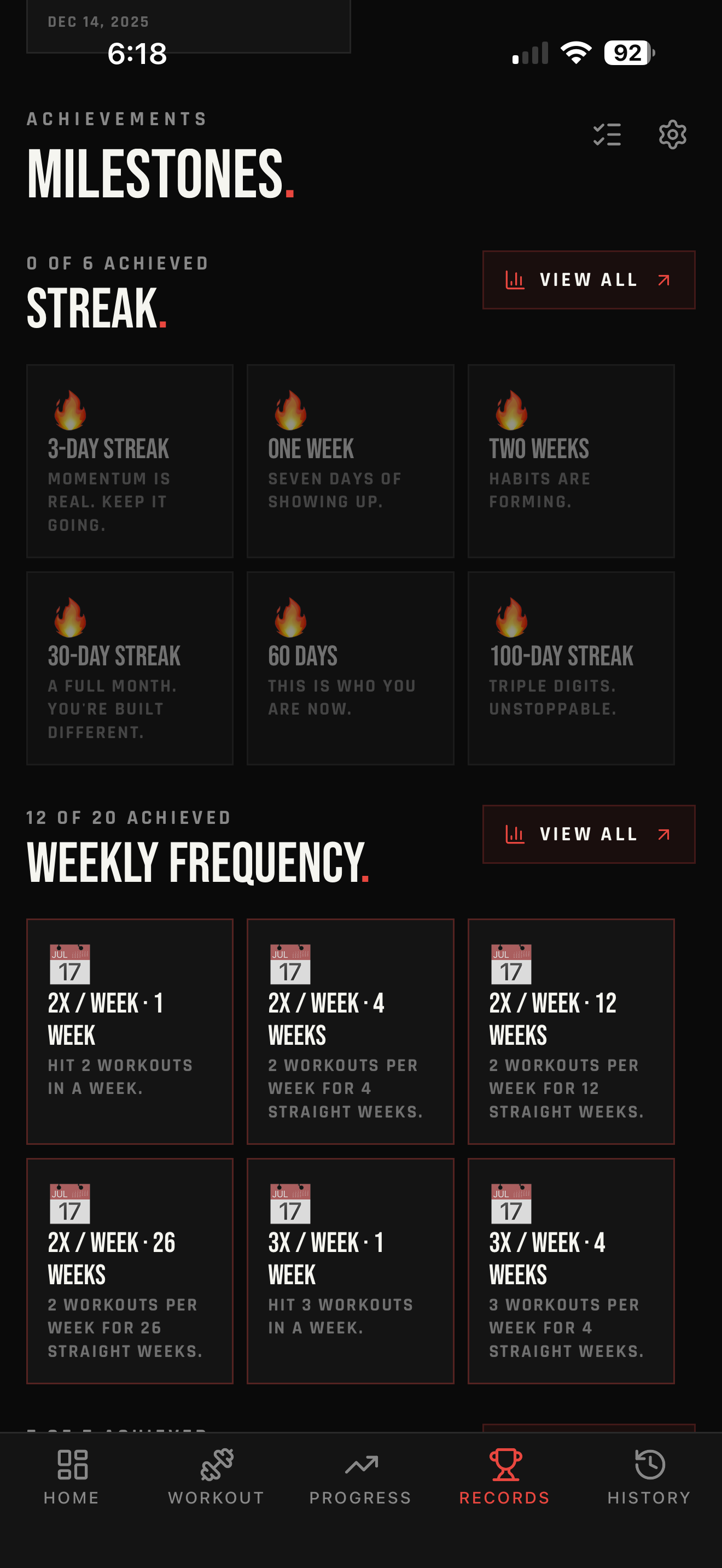 LIFTL: Workout Tracker screenshot 8