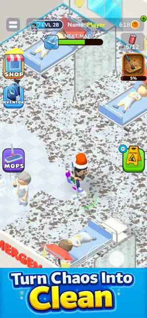 Cleaner Hero Idle screenshot 1