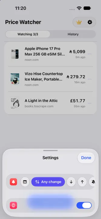 Price Watcher Alert screenshot 6