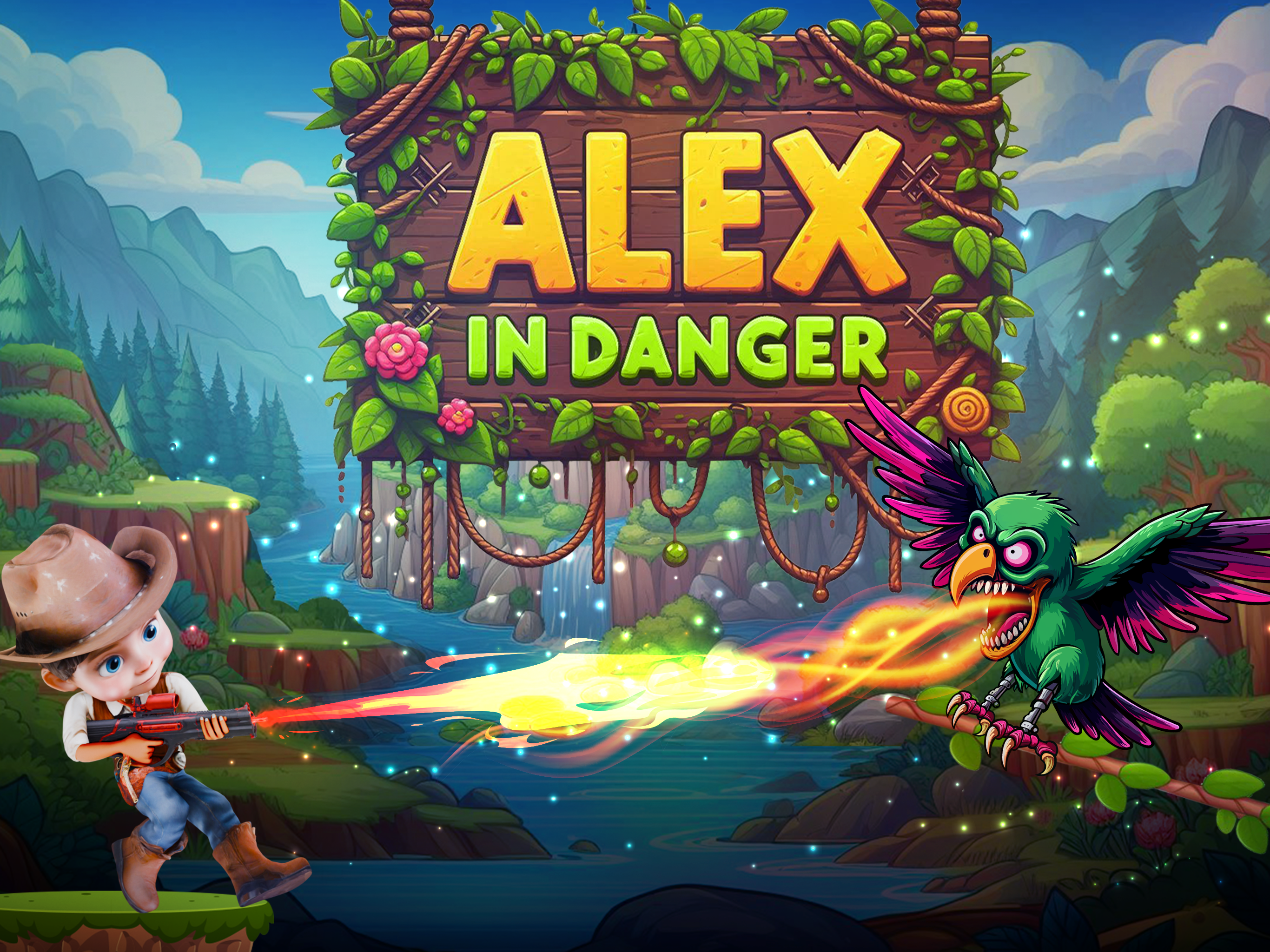 Alex in Danger : Jump & Shoot screenshot 10