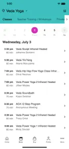 Veda Yoga screenshot #2 for iPhone