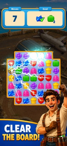 Leo's Paradise Match Adventure iPhone screenshot