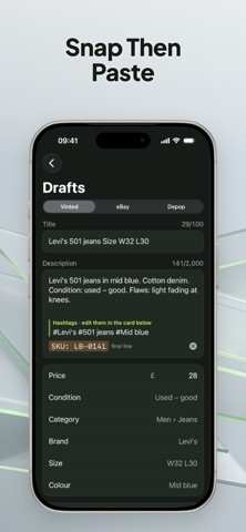 ListBench screenshot 2