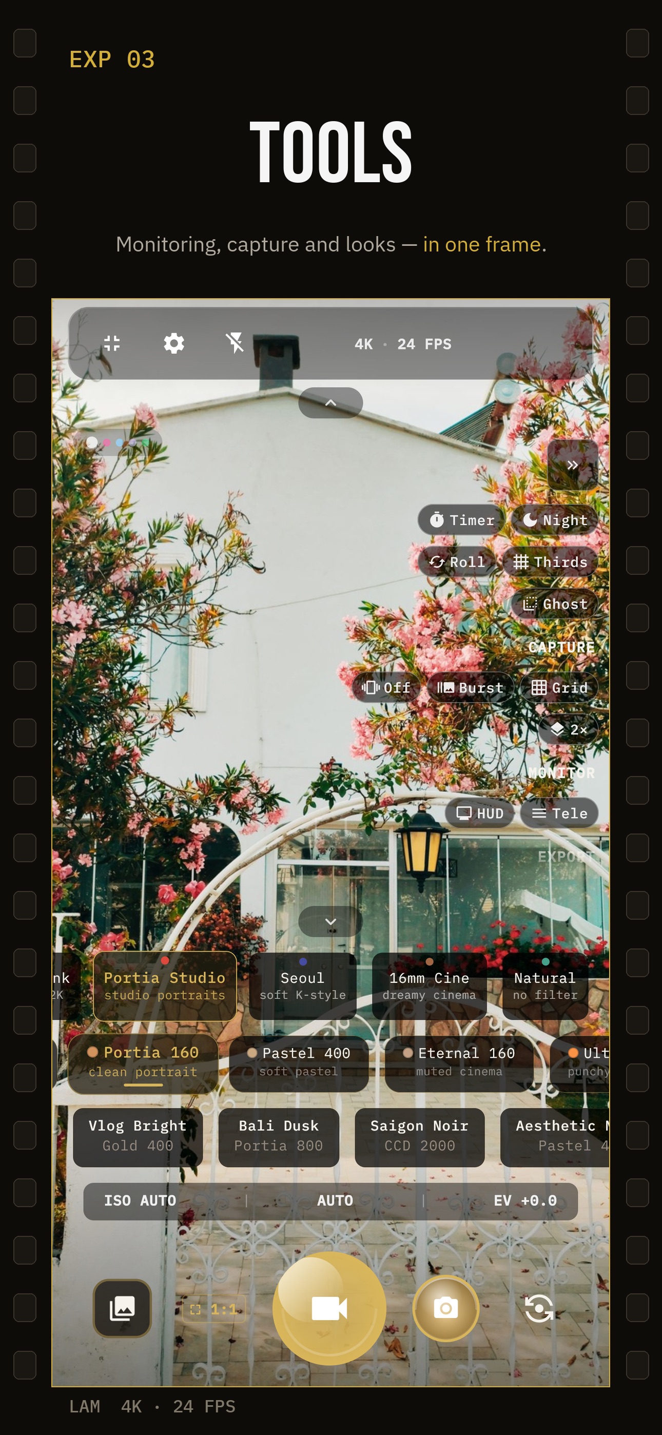 Screenshot 3 of LAM · Film & Cine Camera