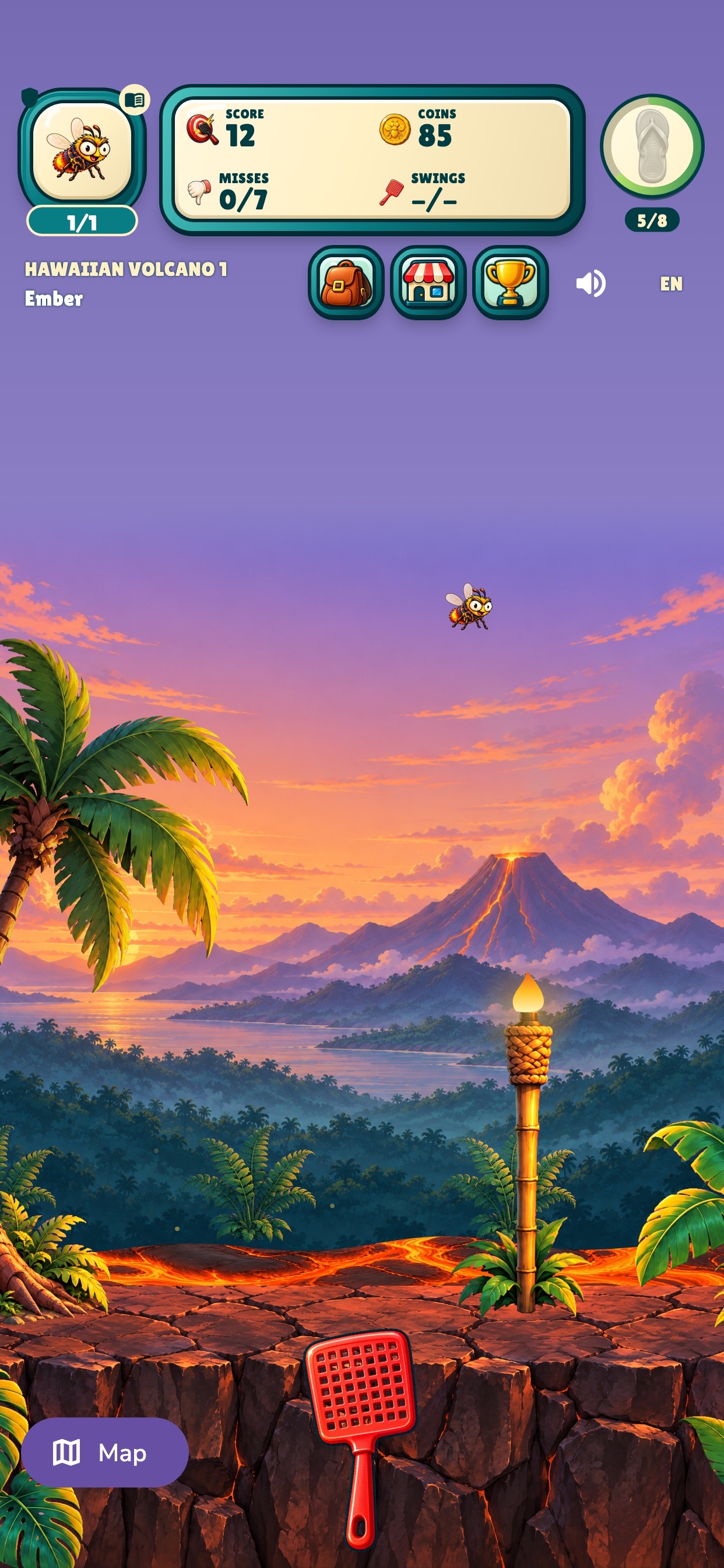 Screenshot 1 of Annoying Fly: Swat Game