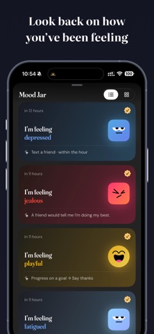 Mood Meter: Self-Care Journal iPhone screenshot