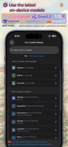 Russet: OpenRouter & Local AI iPhone screenshot