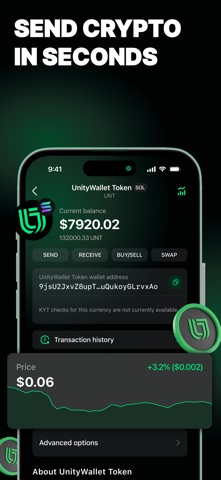 UnityWallet: Crypto & Bitcoin Screenshot 4 of 8