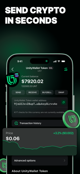 UnityWallet: Crypto & Bitcoin Screenshot 4 of 8
