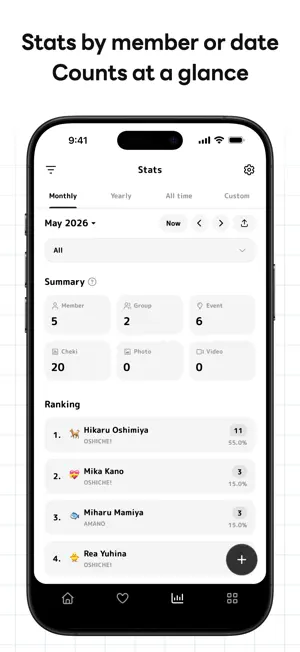 Oshiche - Cheki Scan & Manage screenshot 4