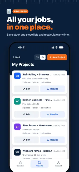 1Dcut – Cutting Optimization screenshot 4